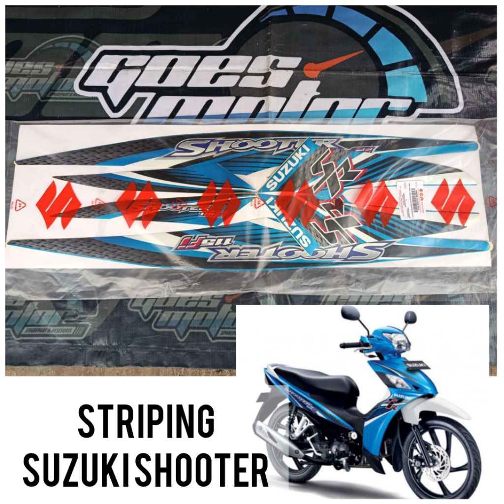 Striping / stiker Suzuki SHOOTER 100% Original sgp asli