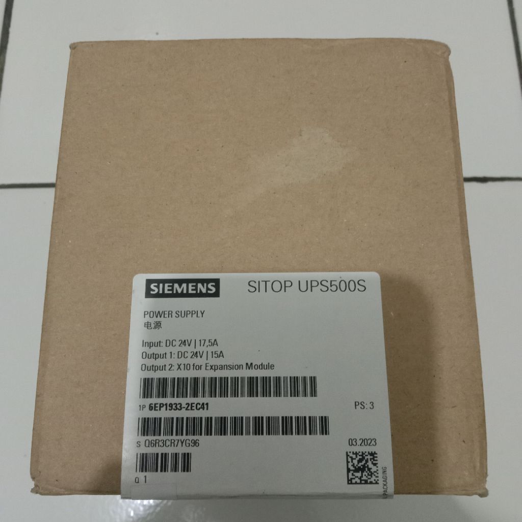 Power Supply Siemens 6EP1933-2EC41 Sitop UPS500S Original