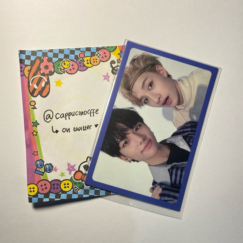 — ₊˚⊹ photocard straykids hyunjin bangchan unit i am you imy official