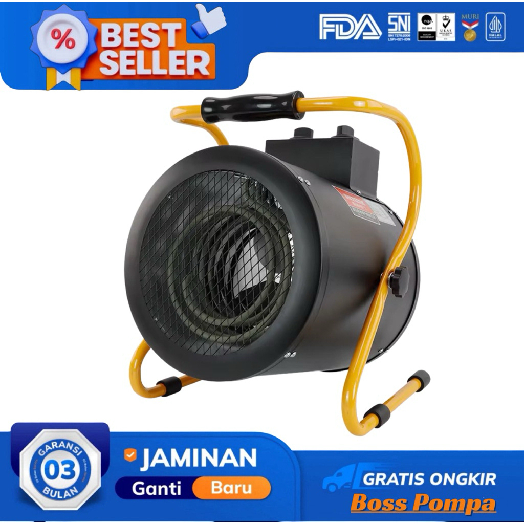 blower pemanas kandang 3kw blower heater 3000w Blower pemanas Ruangan