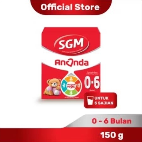Susu Ananda Susu formula untuk bayi usia 0-6 bulan, 6-12 bulan 150 g