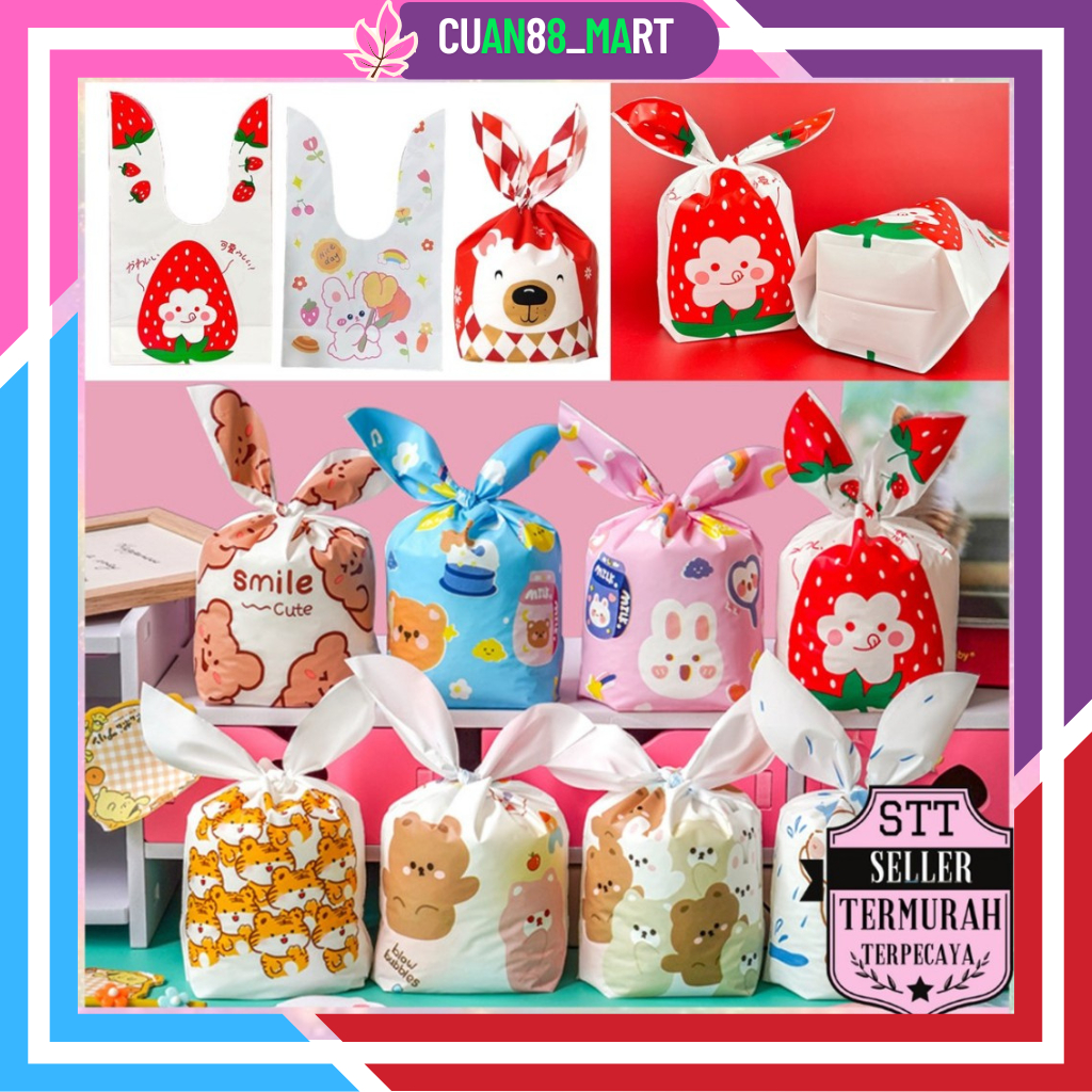 

【COD】【TERMURAH】1PCS Kantong Bingkisan Souvenir Goodie Bag Plastik Permen Karakter , Tas Hampers Snack Ulang Tahun Anak Bungkusan