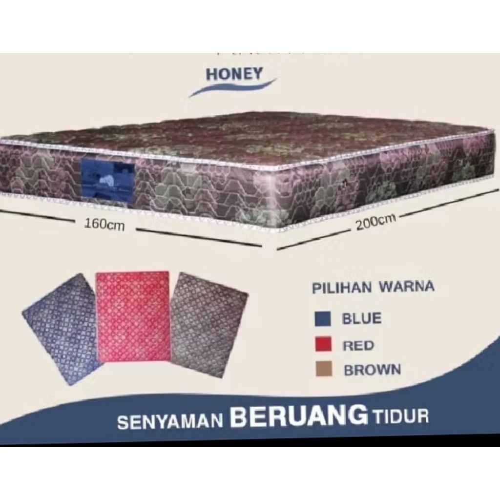Kasur Matrass Springbed Procella Olympic Bearland STD Honey PROMO