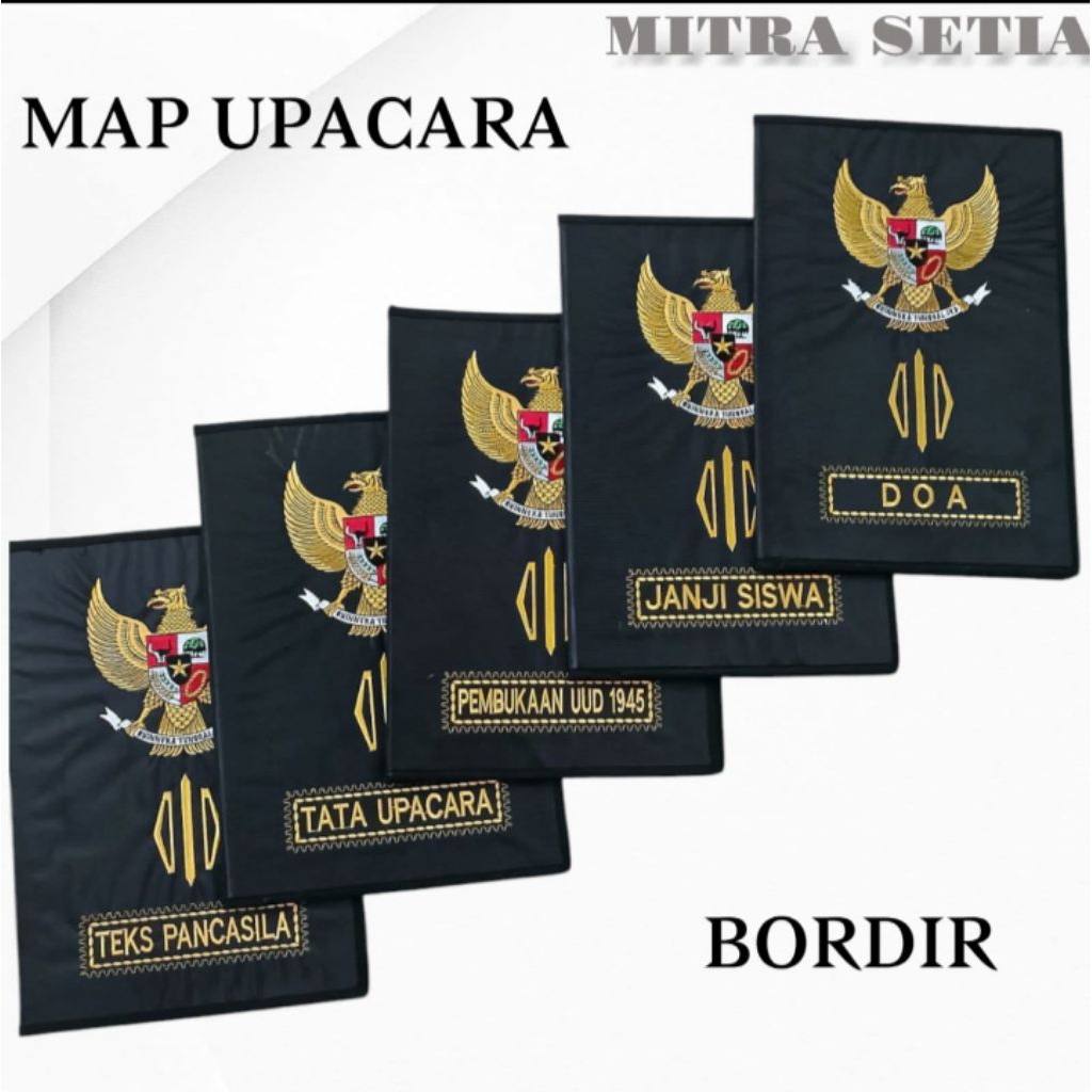 

MAP UPACARA BORDIR 1 SET ISI 5 + 10 SELEMPANG TERMURAH!!!