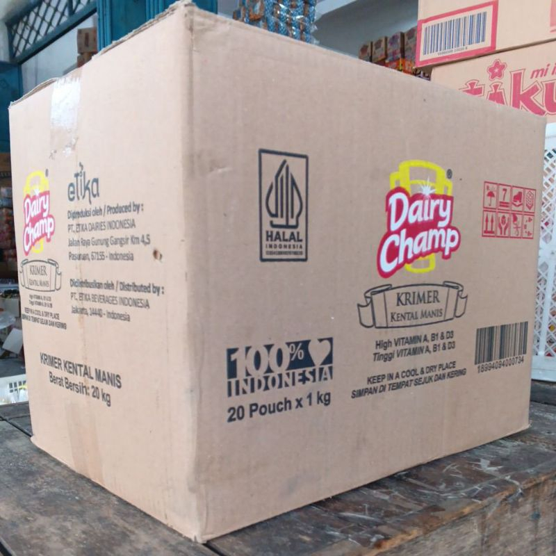 

Dairy Champ Susu Kental Manis 2,5kg (isi 8) DUS - CARGO