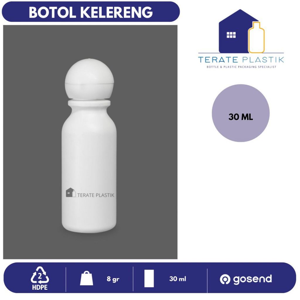 Botol Kelereng 30ml | Terate Plastik Bandung