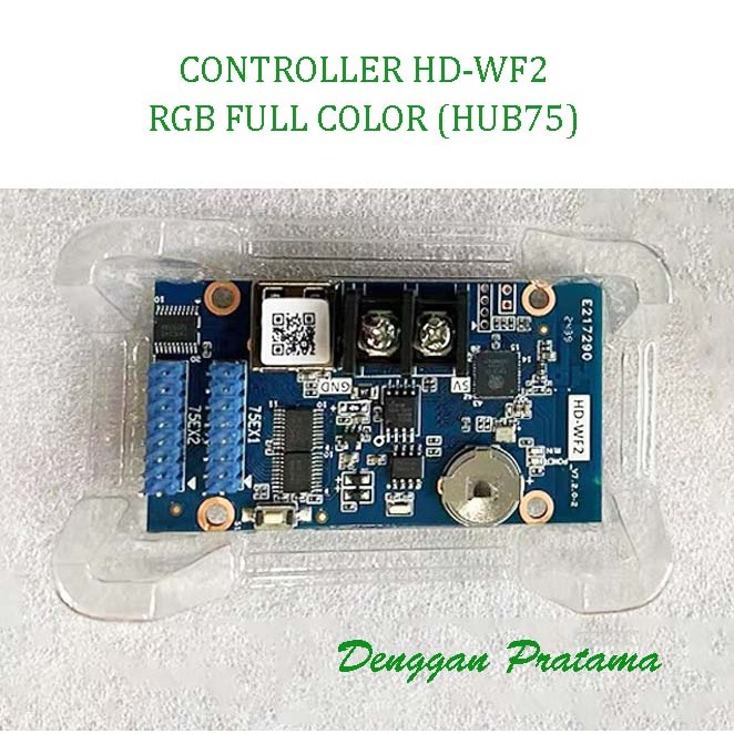 Controller Panel Running Text P10 Huidu HD-WF2 Wifi RGB Full Color Kontroler