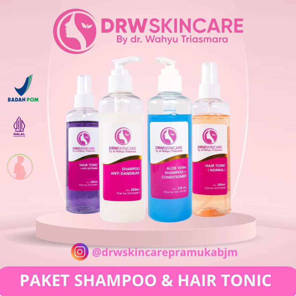 DRW SKINCARE - PERAWATAN RAMBUT / PAKET & ECER ( RONTOK & BER KETOMBE )