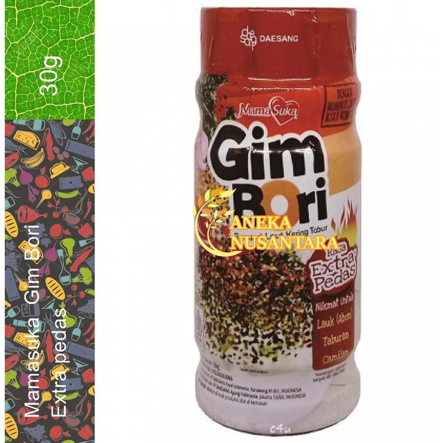 

Mamasuka Gim Bori Rumput Laut Kering Tabur Halal 30 Gram - Extra Pedas Promo
