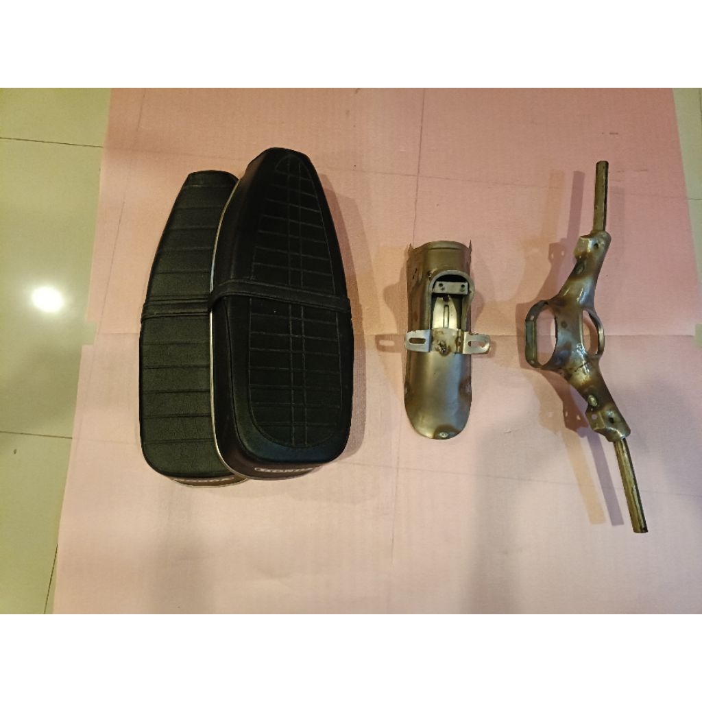 PAKETAN MURAH STANG C70 + JOK MOTOR C70 + SLEBOR/SPAKBOR BAHAN