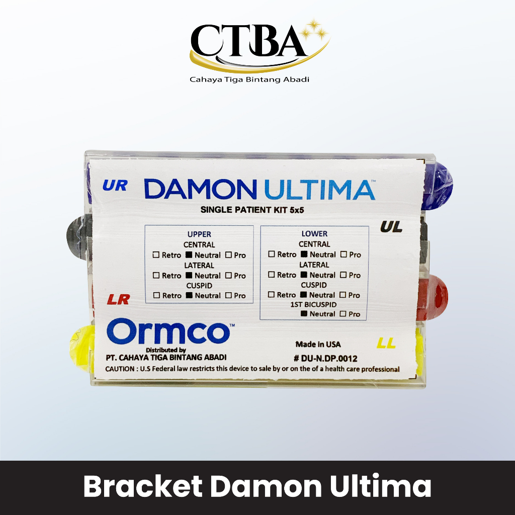 ORMCO Bracket Damon Ultima