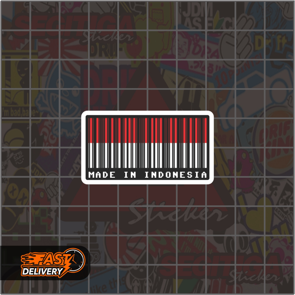 

Sticker Barcode Made In Indonesia Ukuran 4.5 x 2.5 Cm
