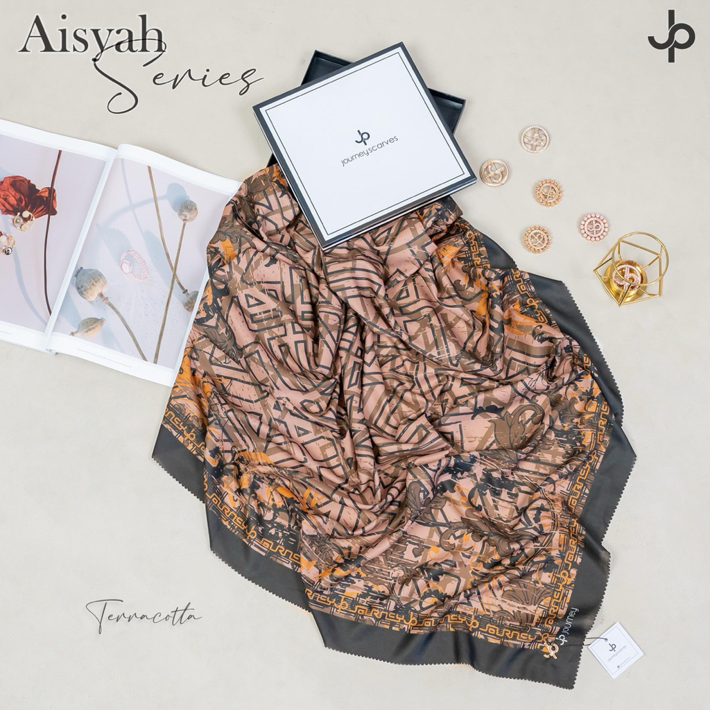 AISYAH SERIES BY JOURNEY SCARVES|JILBAB SEGI EMPAT|ORI JP