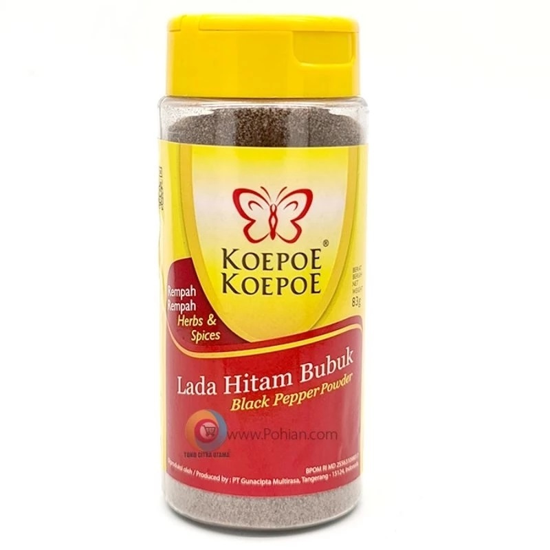 

KOEPOE KOEPOE LADA HITAM BUBUK 83 G - BUMBU DAPUR