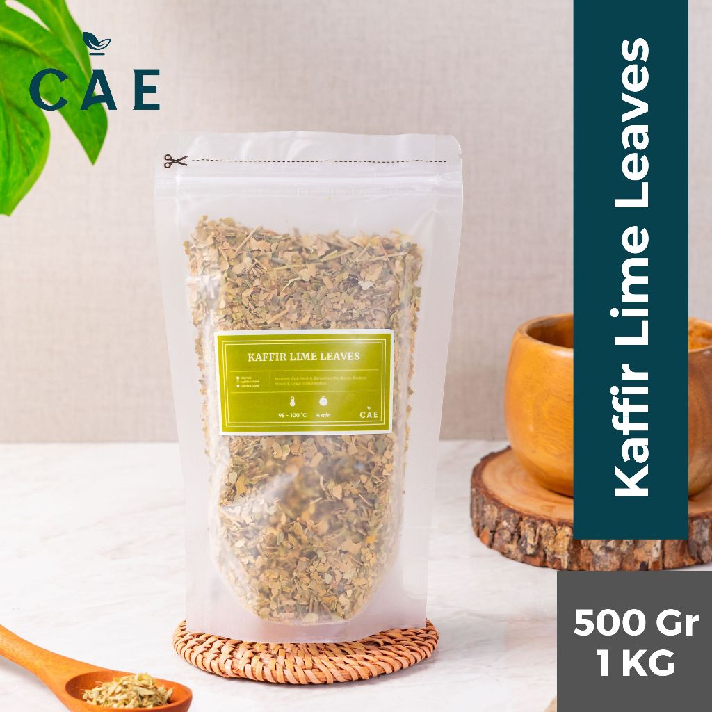 

Kaffir Lime Leaves Daun Jeruk Purut Kering Dried Leaf 500 Gr - 1 KG