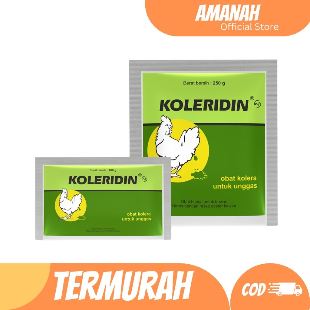 KOLERIDIN 250 Gr Obat ayam berak hijau