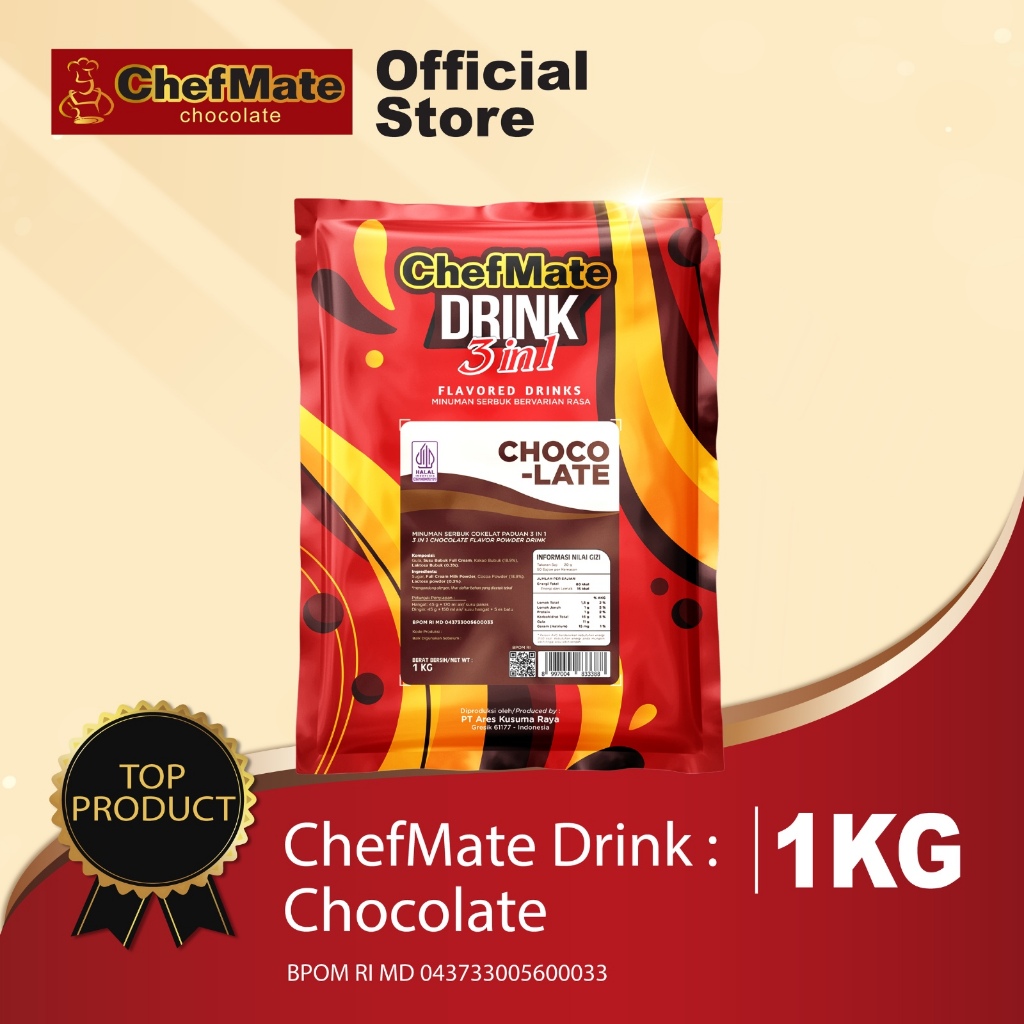 

CHEFMATE CHOCO DRINK 1 KG READY STOCK