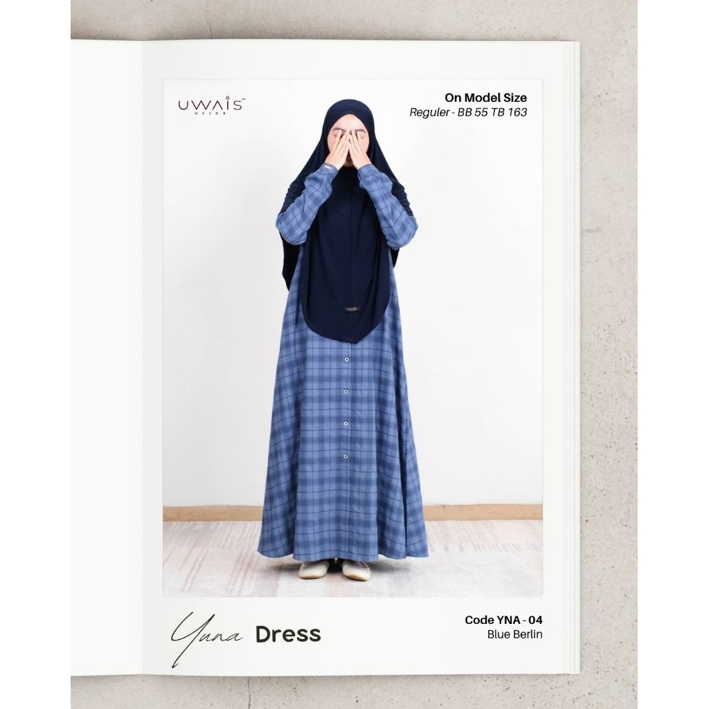 (READY) Yuna dress Gamis Original Uwais Hijab