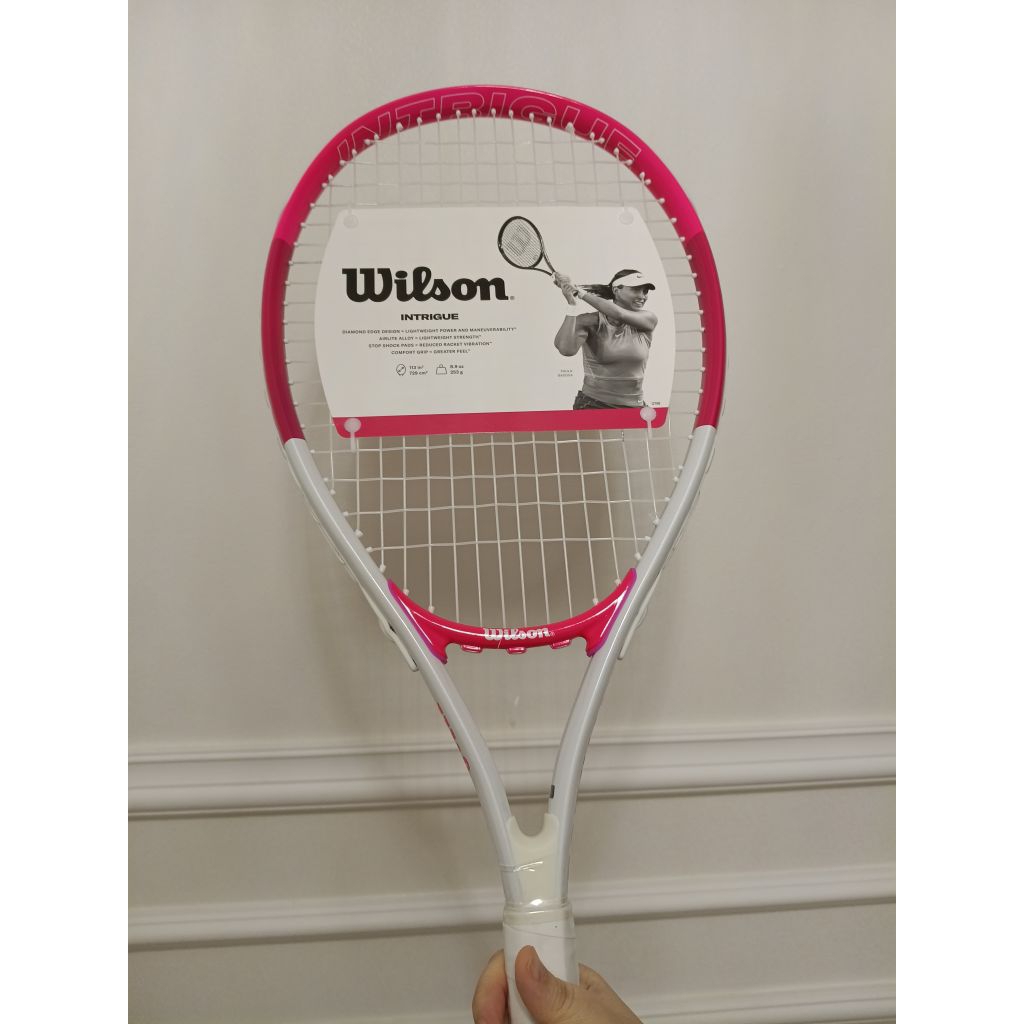 Raket tennis Wilson intrigue shocking pink raket tenis