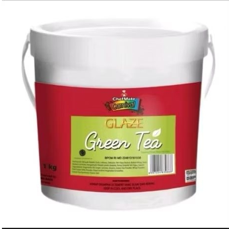 

CHEFMATE CARNIVAL GREEN TEA GLAZE kemasan 1kg