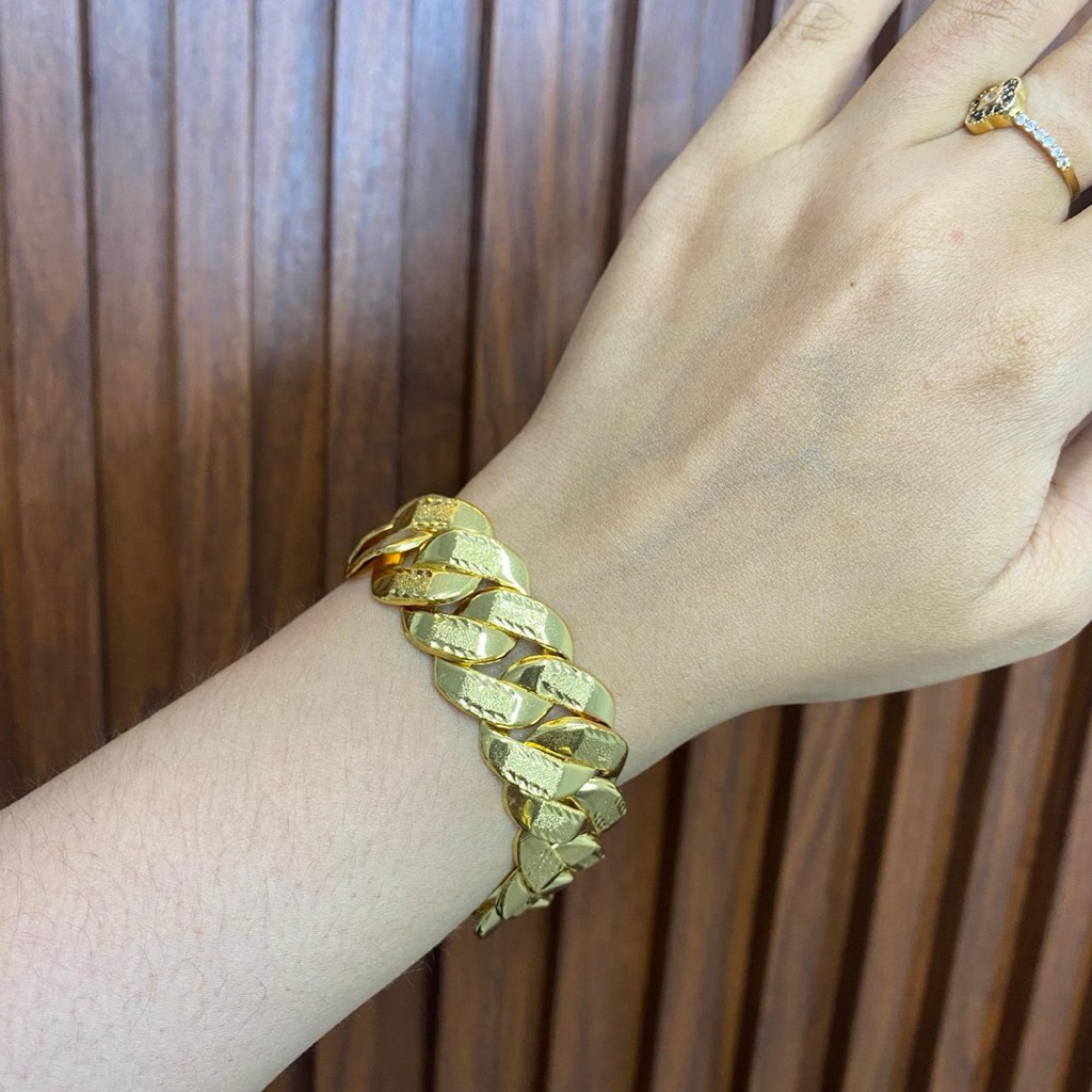 Gelang lipan kosong lebar 2 cm