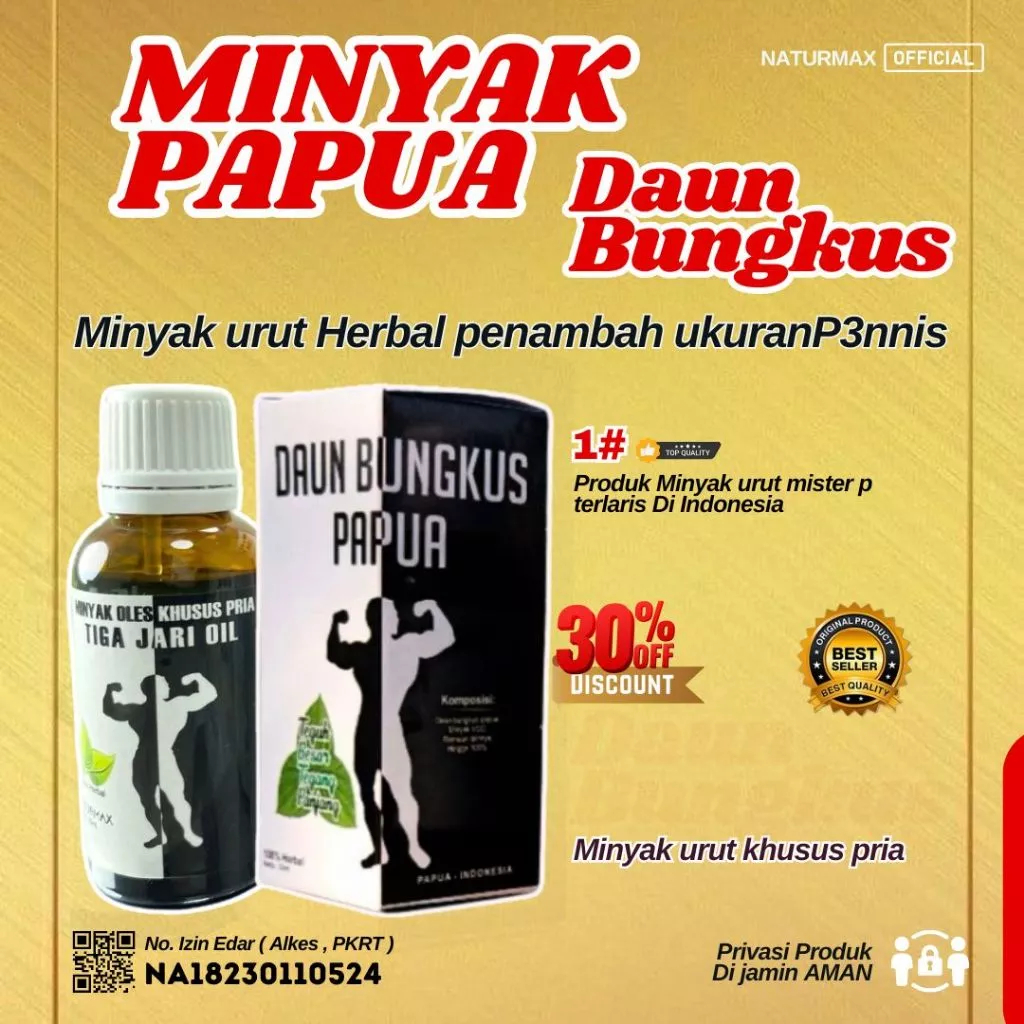 004 daun bungkus papua original 100% bpom