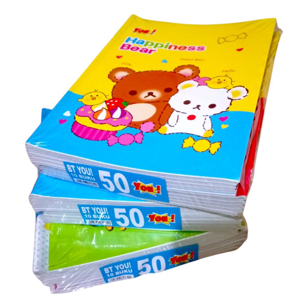 

BT YOU 50 BUKU TULIS MURAH ISI 50 LEMBAR 1 PAK 10PCS