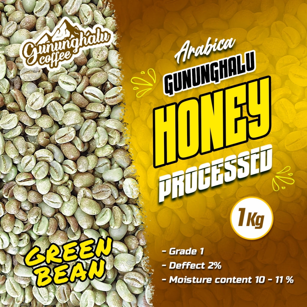 

Arabika - Green Bean - Gunung Halu - Honey Process (crop 2024)
