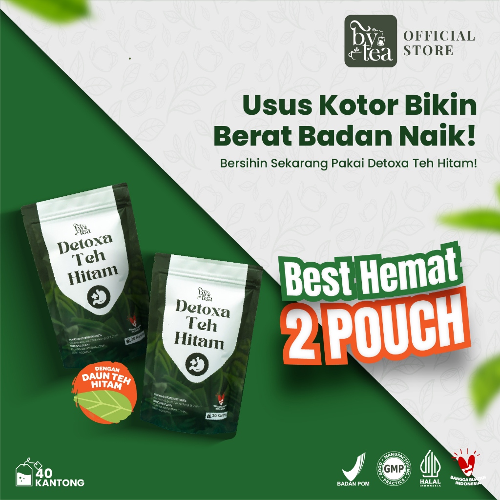

Teh Celup By Tea Detoxa - Premium Tea Hitam Diet Detox Melancarkan Pencernaan