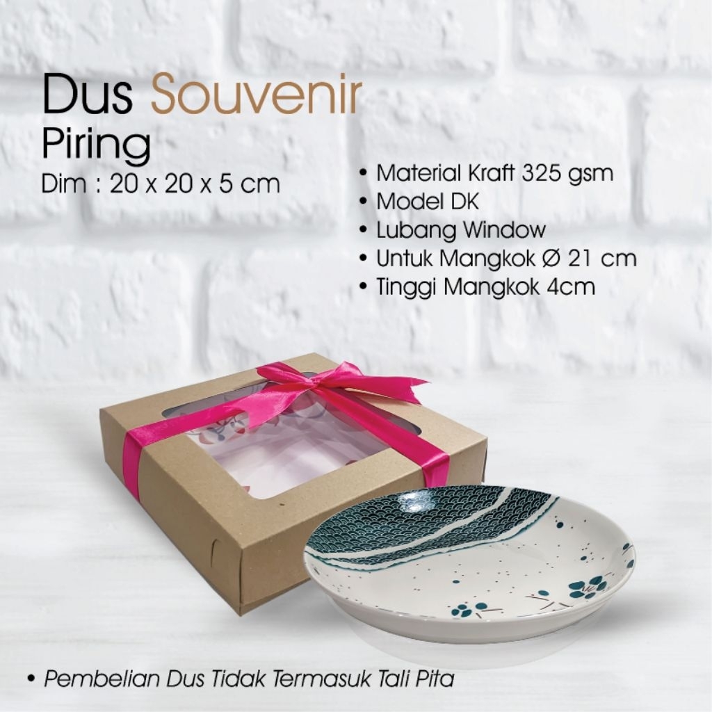 

Dus Nasi Window 20 x 20 x 5 cm (Min Order 2 Pcs)