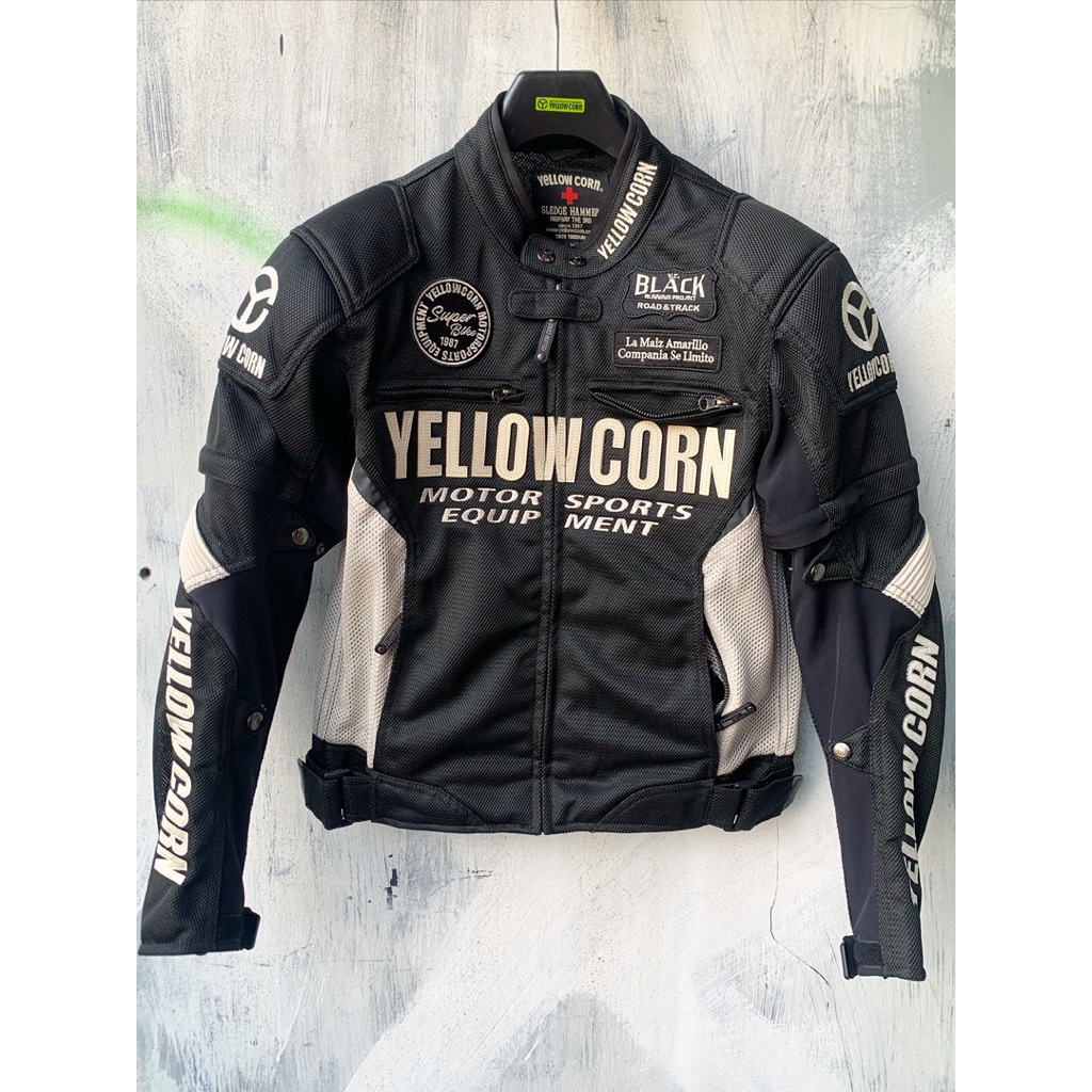 JAKET YELLOWCORN YB 5102 YB5102 BLACK IVORY KOLEKSI 2025