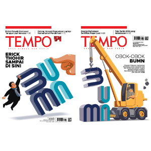 Paket Bundel Majalah Tempo Erick Thohir dan Obok Obok BUMN