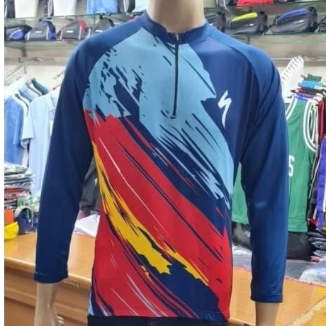 Jersey roadbike baju sepeda balap lengan panjang