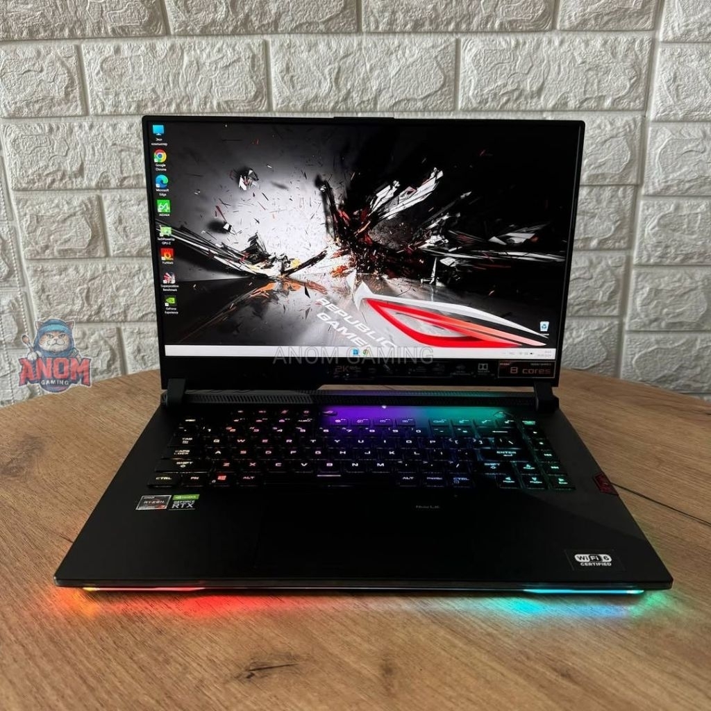 ASUS ROG STRIX SCAR 15 G533QR Ryzen 9-5900HX RTX3070 Ram 16Gb SSD 1Tb Fullset