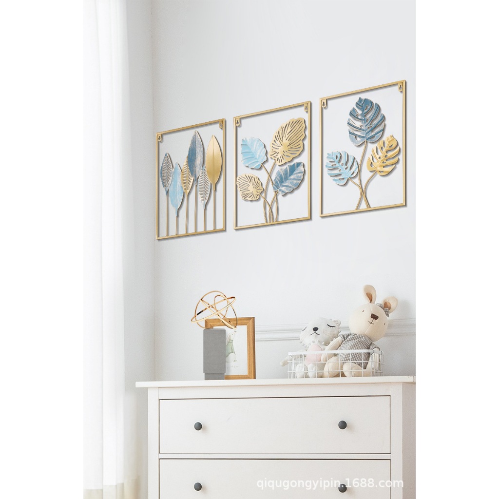 Aneka Hiasan Dinding Logam Emas Hiasan Dinding Skandinavia / Ornamen Pajangan / Pajangan Dinding