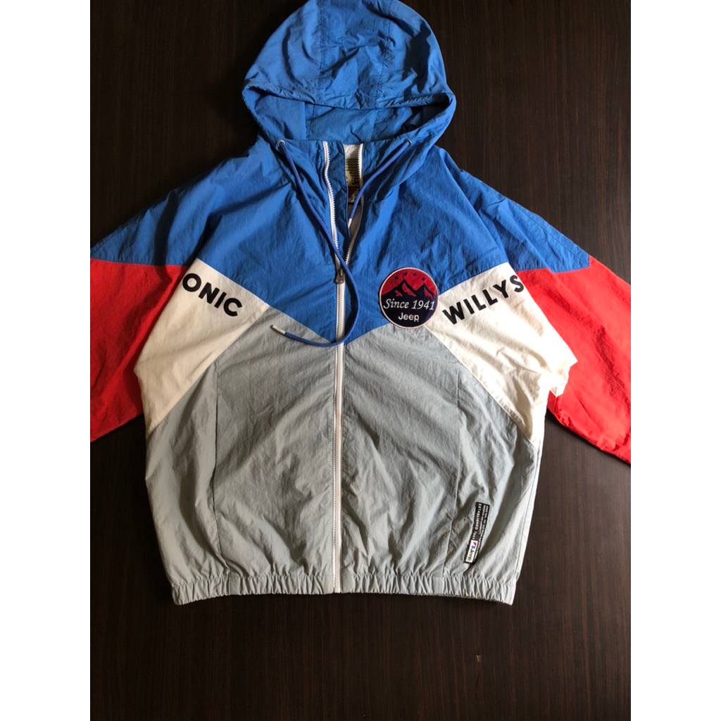 Colorblock jacket jeep