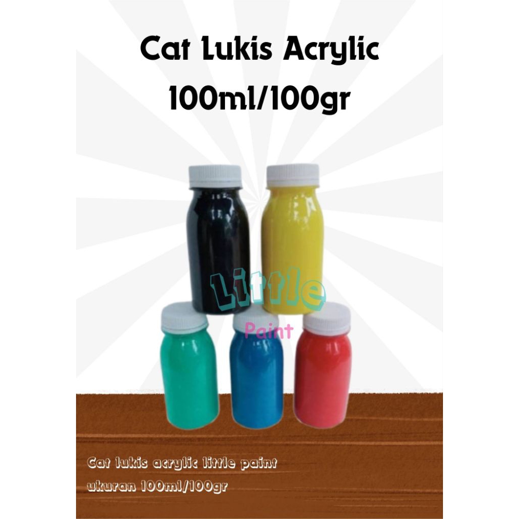 

Cat lukis acrylic 100gr 100ml Cat lukis styrofoam gypsum kanvas dll