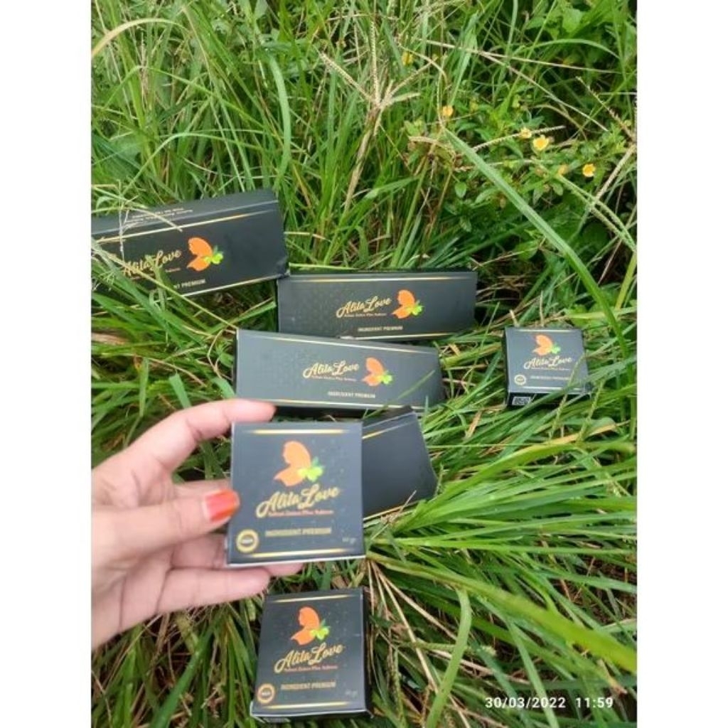 SABUN ALITA LOVE ZAITUN PLUS DNA SALMON ISI 8 PCS @20GRAM