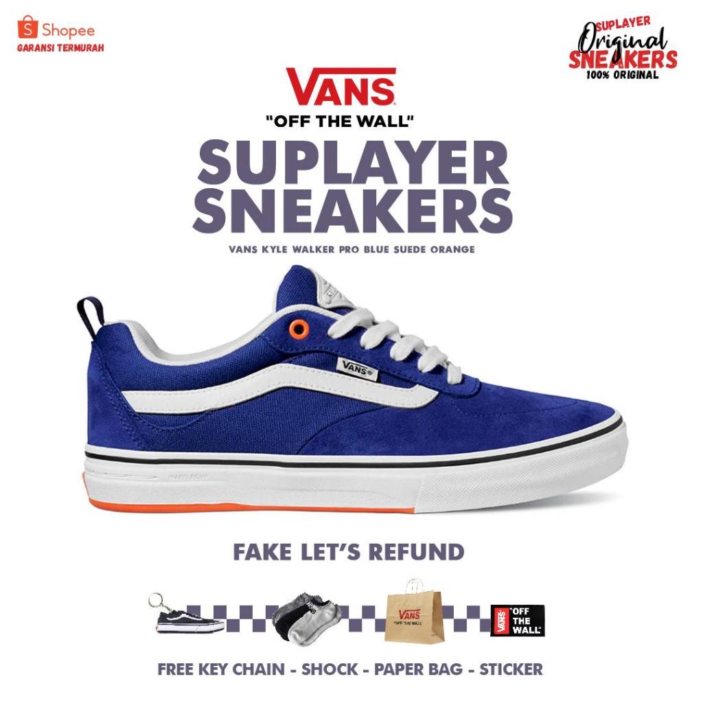 Vans Kyle Walker Pro Blue Suede Orange