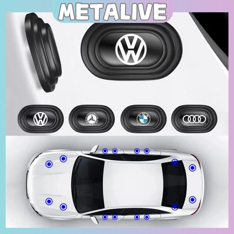 Gasket Peredam Kejut Pintu Mobil Pintu Mobil Universal Logo Silicon Gasket Peredam Guncangan Pintu M