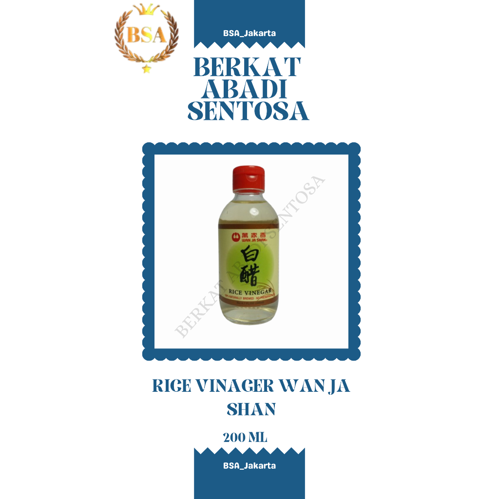 

RICE VINAGER WAN JA SHAN ( 200 ML )