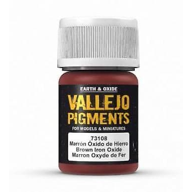 Vallejo Pigments 73108 Brown Iron Oxide - Dioarama model kitt