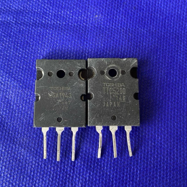 TRANSISTOR POWER 2SC5200 C5200 2SA1943 A1943 LOT-714 SEPASANG