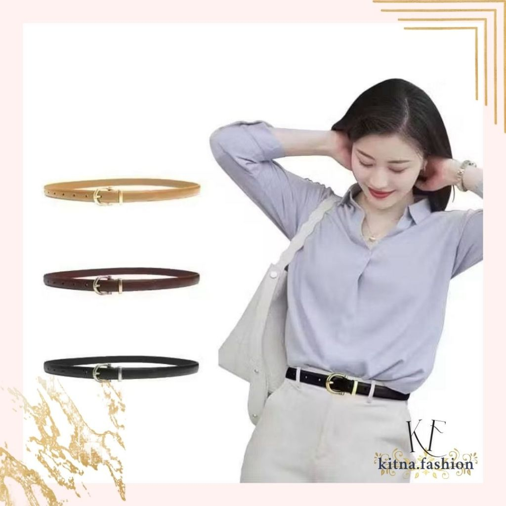 - KF - Ikat Pinggang Parkson Belt Korea Simple/Sabuk Kulit Wanita