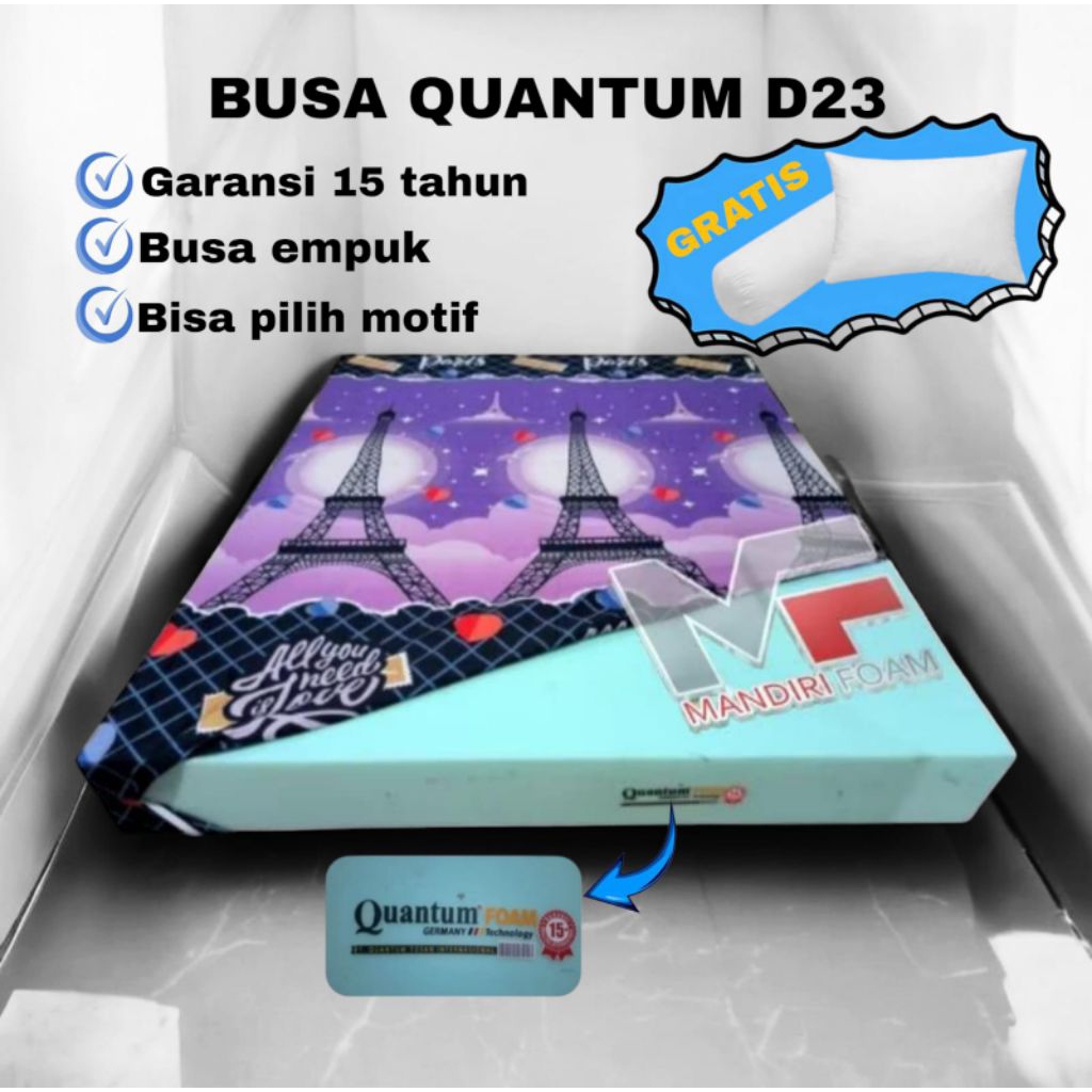 Kasur Busa Quantum Garansi 15 Tahun Quantum Foam 160x200