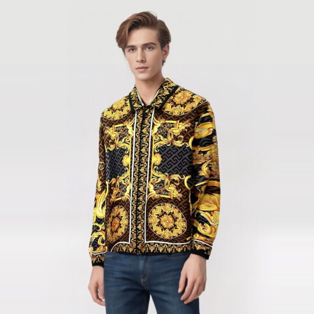 kemeja panjang  pria  LOUIS V quality// lv078