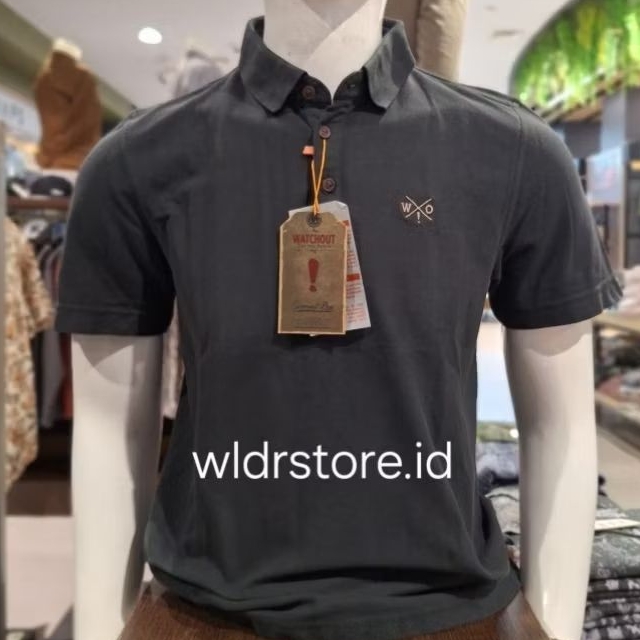 KAOS POLO PRIA BRAND WATCHOUT ORIGINAL LENGAN PENDEK WK9000200