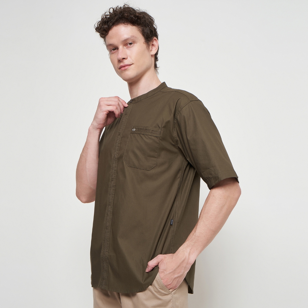 AS SAFWA Baju Kemeja Koko Kemko KM77 Pd - Khoury Lengan Pendek