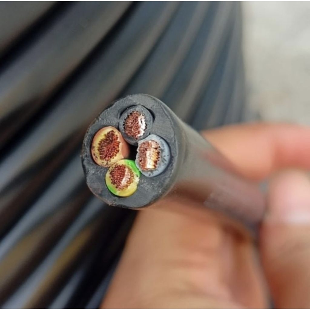 Kabel Serabut Supreme NYYHY 4 x 6 mm / Kabel NYYHY 4x6mm Supreme Potongan/Per Meter