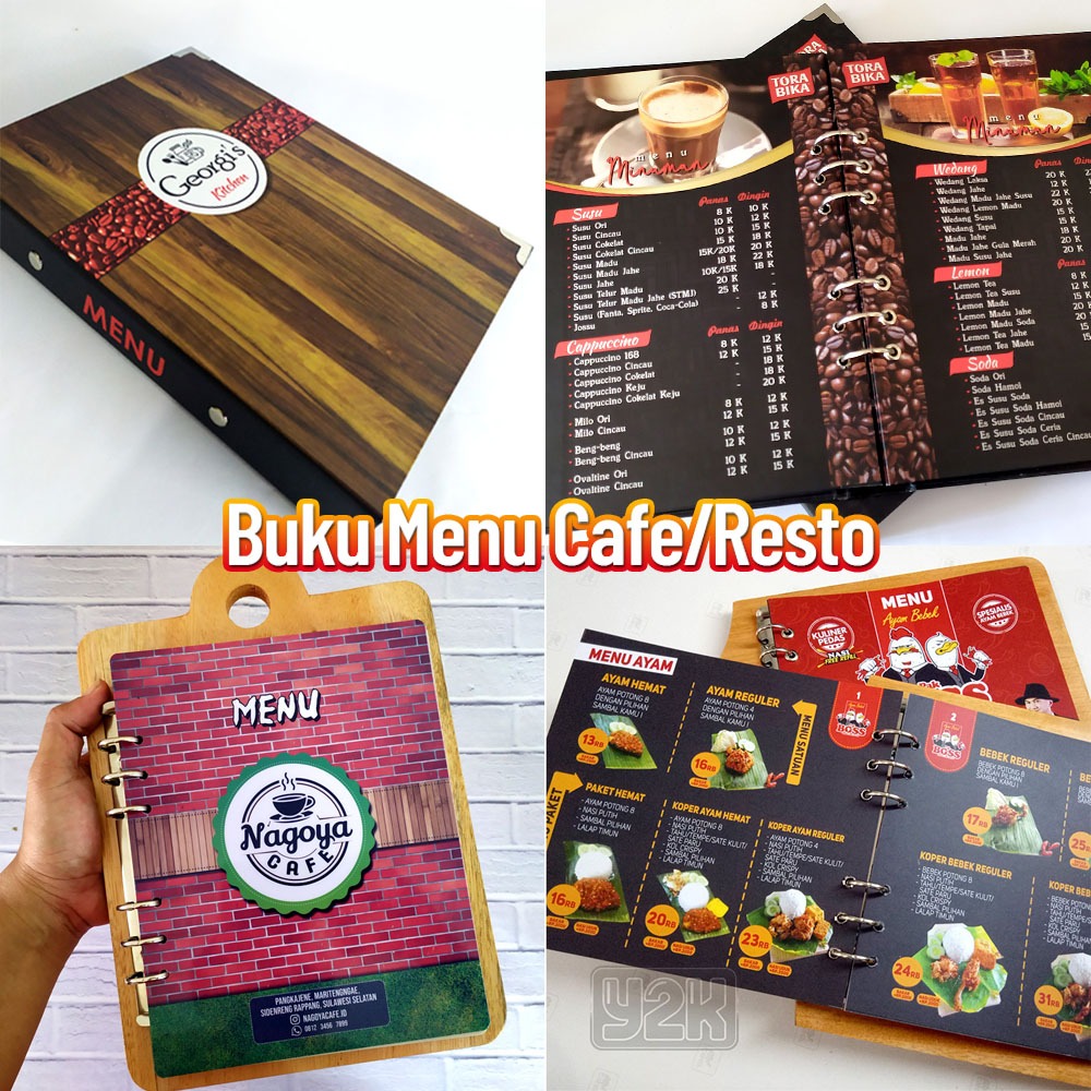 Layanan Desain buku menu resto